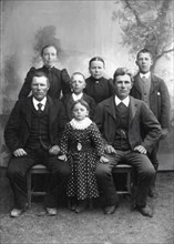 Group portrait, 1905-1910.  Creator: Per Persson.