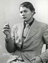 Portrait of the author Harry Martinson (1904-1978), 1933. Creator: Peter Pramm.