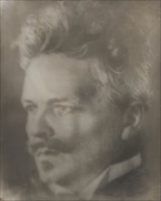 August Strindberg, writer (1849-1912), self-portrait, 1906-07. Creator: August Strindberg.