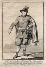 Gustaf III's national costume, 1780.  Creator: Unknown.