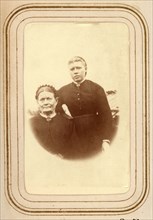 Enkan Westerlund, with Daughter. Jockmock, 1858. Creator: Lotten von Duben.