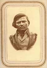 Portrait of Per Olof Amundsson Länta, Sirka's Sami village, 1868.  Creator: Lotten von Duben.