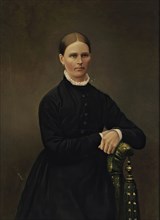 Portrait of mother Johanna Bergman, 1864-1867. Creator: Waldemar Bergman.