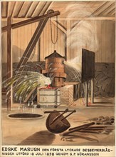 Edske blast furnace, 1940. Creator: Unknown.