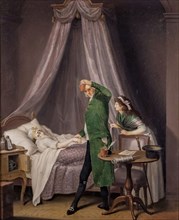 Doctor's visit, 1797. Creator: Per Hillestrom.