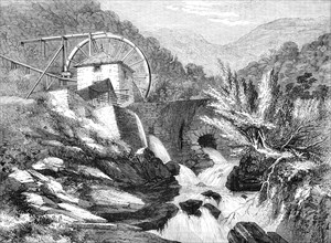 The Vigra Gold Mines, North Wales: the Crushing Mill, 1862. Creator: Unknown.