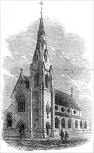 New Roman Catholic church, Rusholme, Manchester, 1862. Creator: Unknown.