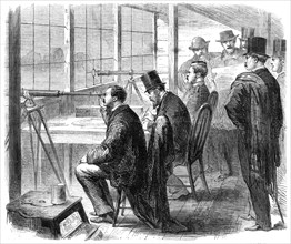 Official trial of small-bore rifles on Plumstead Marshes: the Council of the National Rifle..., 1862 Creator: Unknown.