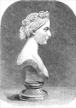 Bust of Her Royal Highness the Princess Alice, by Mrs. Thornycroft, 1862. Creator: Unknown.