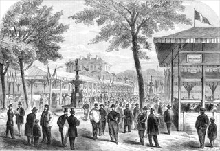 The International Cattle Show at Poissy, 1862. Creator: Unknown.