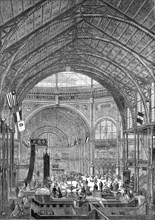The International Exhibition: the Western Dome and Transept, from a photograph..., 1862. Creator: Unknown.