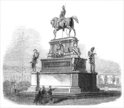 The International Exhibition: monument of Charles Albert, the late King of Piedmont..., 1862. Creator: Unknown.