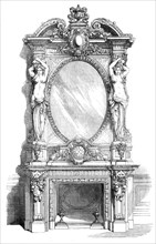 The International Exhibition: chimneypiece by Jackson and Sons, 1862. Creator: Unknown.