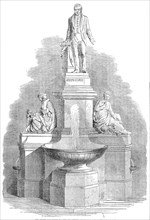 Statue of the late Joseph Sturge at Birmingham, 1862. Creator: Unknown.