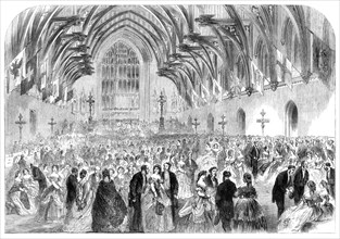 Soiree of the Social Science Association at Westminster Hall, 1862. Creator: Smyth.