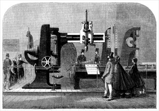 The International Exhibition - Whitworth's self-acting radial, drilling-machine, etc., 1862. Creator: Unknown.