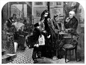 The International Exhibition - "Nameless and Friendless", by Miss Osborn, 1862. Creator: Unknown.