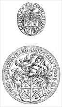 Sir Thomas More's seals, 1862. Creator: Unknown.