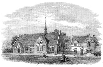 New Wesleyan schools at Blackburn, Lancashire, 1862. Creator: Unknown.