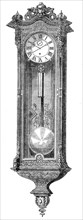 The International Exhibition: clock by W. Schönberger..., 1862. Creator: Unknown.