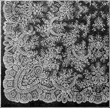 The International Exhibition: Pusher lace shawl, by Messrs. Reckless and Hickling, 1862. Creator: Unknown.