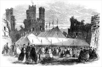 Grand National Eisteddfod at Carnarvon Castle, 1862. Creator: Unknown.