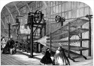 The International Exhibition: Messrs. Henderson and Co.'s carpet power-loom, 1862. Creator: Unknown.