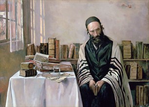 'A Rabbi in his Study', c1887-1953. Creator: Alois Heinrich Priechenfried.