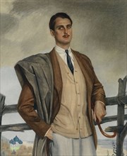 Portrait of Prince Sergei Platonovich Obolensky (1890-1978), 1929. Creator: Sorin, Saveli Abramovich (1878-1953).