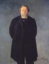 Portrait of the composer Mikhail Ippolitov-Ivanov (1859-1935), 1928. Artist: Vysheslavtsev, Nikolai Nikolayevich (1890-1952)