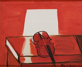 The Red Violin. Creator: Dufy, Raoul (1877-1953).
