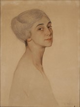 Portrait of the Ballet dancer Tamara Karsavina, 1915. Creator: Sorin, Saveli Abramovich (1878-1953).