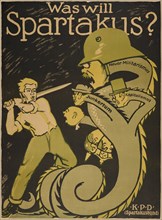The Spartacus League (Spartakusbund), 1919. Creator: Hirsch, Karl Jakob (1892-1952).