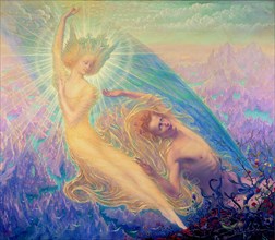 The Angel of Splendor, 1894. Creator: Delville, Jean (1867-1953).