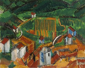 Landscape at Vence, 1908. Creator: Dufy, Raoul (1877-1953).