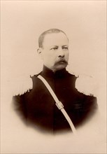 Vasily Ivanovich Yanenko - commander of the Krasnoyarsk Mounted Cossack Hundred., 1890. Creator: Unknown.
