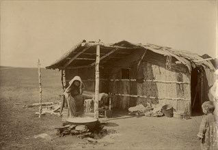 Laundry on Lake Shira, 1900-1909. Creator: LI Vonago.
