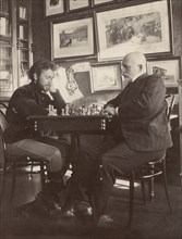Chess game, 1909. Creator: Unknown.