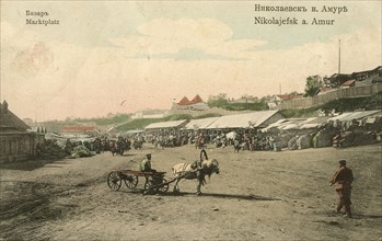 Nikolaevsk-on-Amur. Bazaar, 1900. Creator: Unknown.