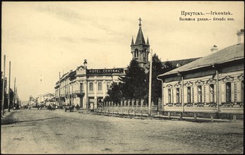 Irkutsk, Bol'shaia Street, 1904-1914. Creator: Unknown.