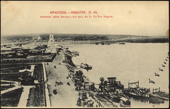 Irkutsk. Embankment of the Angara, 1902. Creator: Unknown.