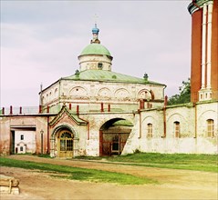Ryazan: The Church of Archangel Michael, formerly belonging to the Grand Duke, next to..., 1912. Creator: Sergey Mikhaylovich Prokudin-Gorsky.
