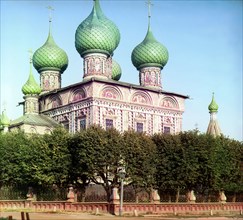 Church of the Resurrection in the Grove, Kostroma, 1910. Creator: Sergey Mikhaylovich Prokudin-Gorsky.