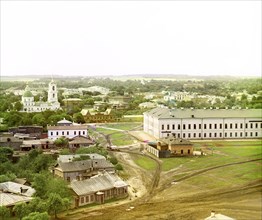 Ryazan: General view from the north, 1912. Creator: Sergey Mikhaylovich Prokudin-Gorsky.