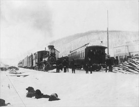 Trains at Fox Station, 1916. Creator: Unknown.