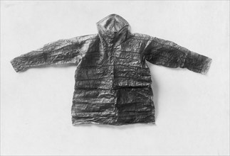 Oil skin jacket, made of bladder, 1929. Creator: Unknown.
