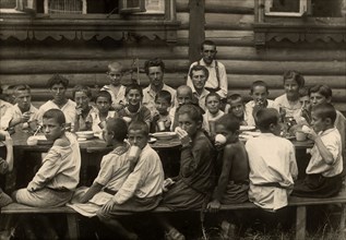 The Jewish Model Children's Commune in Malakhovka Near Moscow, 1921-1922. Creator: Unknown.