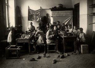 Minsk: House of teenagers - shoe workshop, 1922. Creator: Unknown.