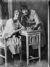 Komsomol Leaders Rufina Chudnik and Anna Preikshas, 1925. Creator: Unknown.
