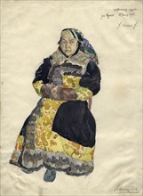 Dressy Fur Coat, 1925. Creator: Aleksei Vasilevich Voshchakin.